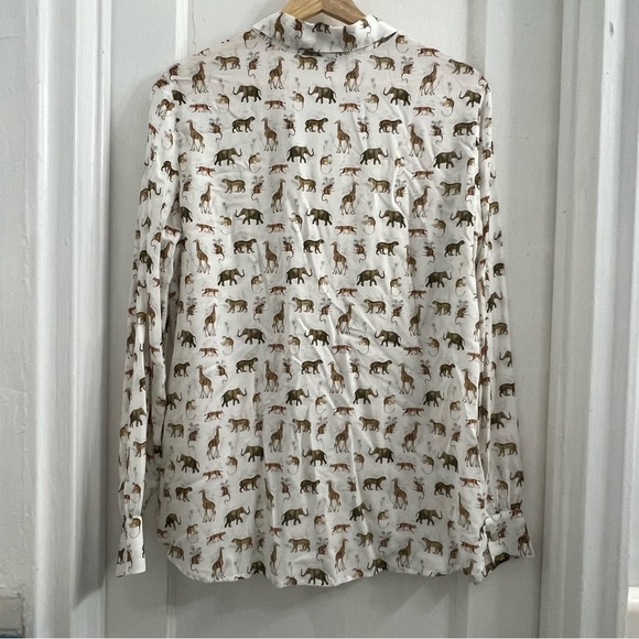 la fee Maraboutee Safari Print Button Down, EU size 40 - Picture 2 of 6